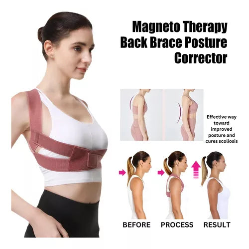 Corrector de postura con terapia magnética