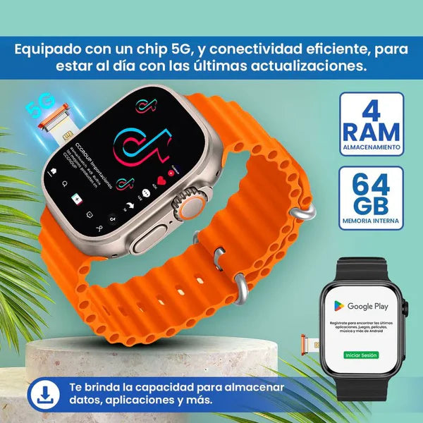 BW10 PRO 4G SMARTWATCH con chip y com camara wifi OFERTA SOLO 15 UNIDADES