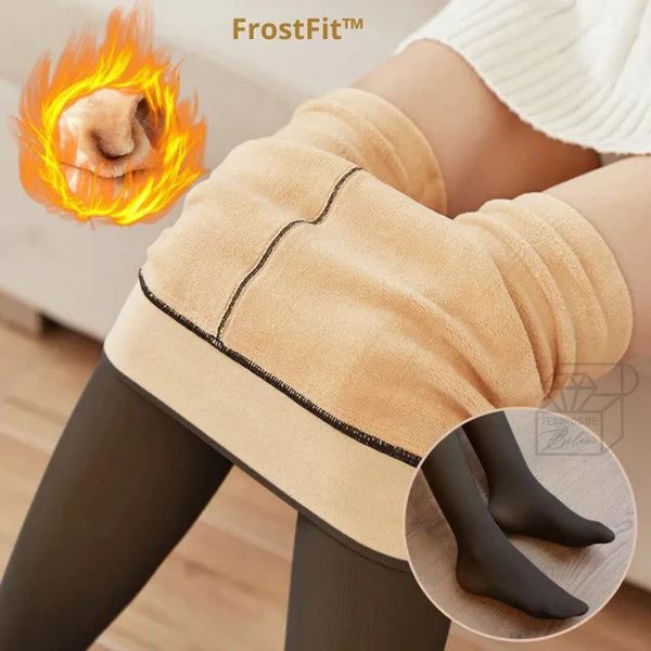 2X1 Pantys Efecto Piel | Con Polar Talla unica expandible