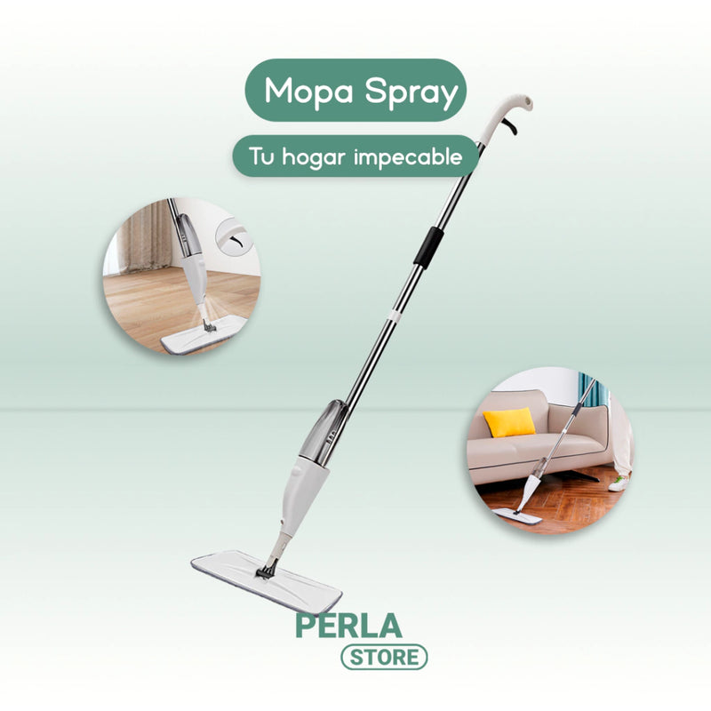 Mopa con Spray Limpiador y Fregona